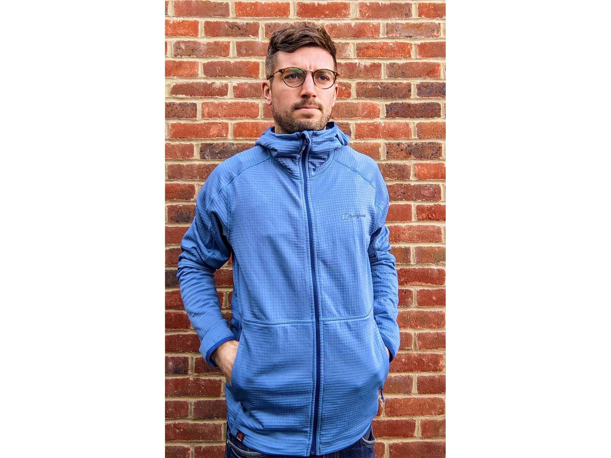 Mens fleece 2024 with zip pockets